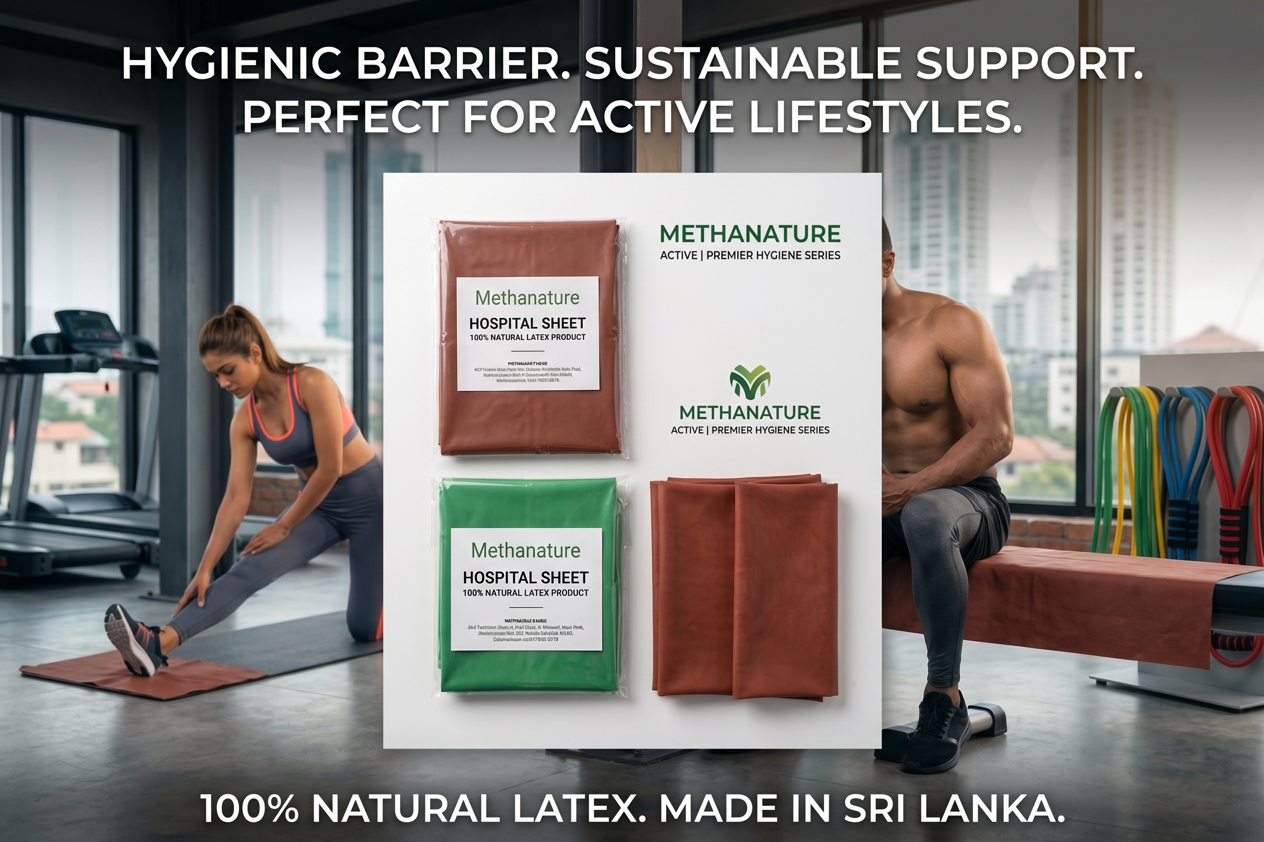 Methanature Eco-Sustainable Latex Hospital Sheet